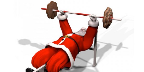 Santa at the gym